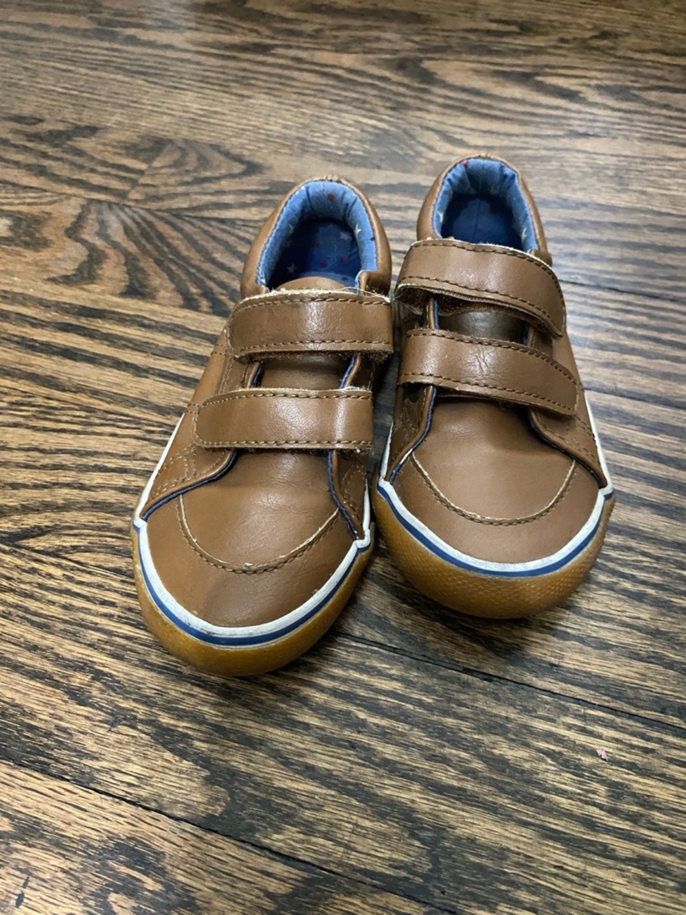 Cat & Jack Brown Leather Sneakers